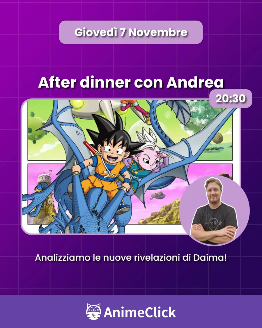 AnimeClick su Twitch: programma dal 4 al 10 novembre AnimeClick su Twitch: programma dal 4 al 10 novembre